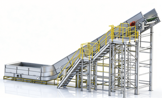 Alternative Fuel HPK Chain Plate Conveyor